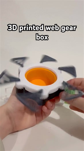 3D printed web gear box