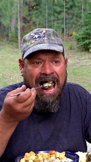 Simple Meal, Cooked in Nature California Laufman Campground