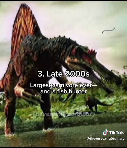 The evolution of our understanding of Spinosaurus #prehistoric #extinctanimals #dinosaur #spinosaurus #paleontology