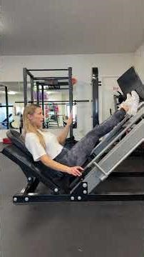 How to do calve raises on leg press machine #austin #calves #womenshealth