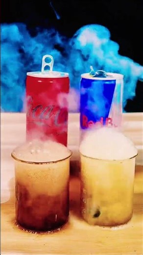 🔥 Red Hot Ball vs Coca-Cola vs Red Bull #shorts #short #asmr #satisfying #science #viral #fyp