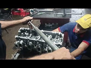 Montagem Do Motor 1kzt e 1kzte Hilux passo a passo cabeçote (Parte 4).