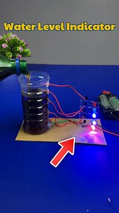 27K views · 350 reactions | DIY Water Level Indicator Project | How To Make A Water Level Indicator #shorts #water #diyprojects #schoolproject #automobile | Creative SM | Facebook