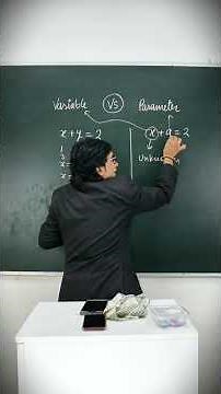 variables vs parameters #maths #mathematics #knowledge #study #students #devsir #jee #iitjee #10th