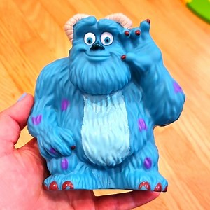 Sully Plastic Figure/Bath toy from Monsters Inc by Disney / Cake Topper