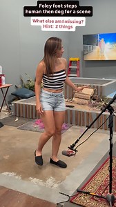 What else am I missing besides woman and dog footsteps? #Reelfoleysound #foley #foleyartist #dogfootsteps #dogfoley #womantoms wearing @vici #vici and @toms #TomsShoes #TomsStyle #OneForOne | Reel Foley Sound