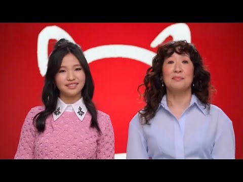 Sandra Oh and Rosalie Chiang as Ming Lee and Mei Lee in the new Disney Pixar movie ‘Turning Red’
