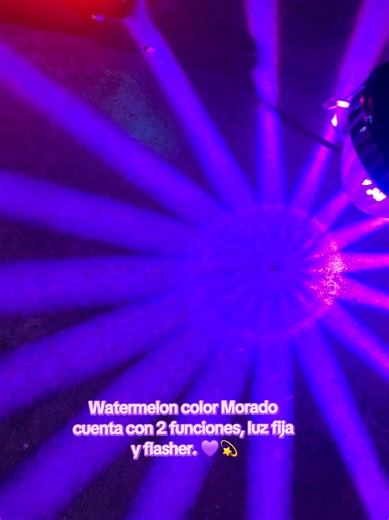 Sandía Morada con Luz Fija y Flasher en Oferta