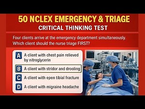 50 Emergency & Triage Questions Critical Thinking Test #2026 #education #study #explore #fypシ゚viral