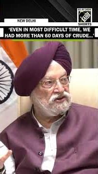 ‘We had more than 60 days of crude, diesel...’ Union Min. Hardeep Singh Puri on West Asia crisis