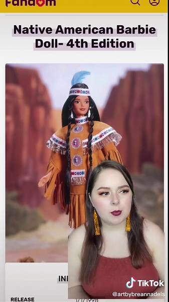 Native representation & Barbie: 90s Dolls #greenscreen #barbie #indigenous #dollcollector #native #nativetiktok #nativeamerican #representation #reztok