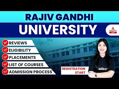Rajiv Gandhi University Admission 2022 | Eligibility, Courses, Placements| CUET Latest Update