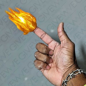 Finger Flame LED Prop DIY Kit (cosplay, Convention, Halloween, Comiccon) - Etsy