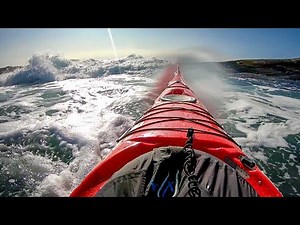 Kayaker gets a lesson from the ocean