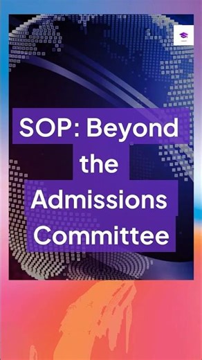 SOP: Beyond the Admissions Committee #ivyedgesop #StatementOfPurpose #SOPTips