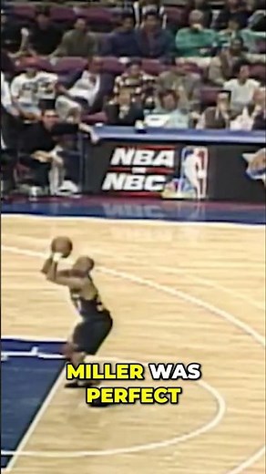 How Reggie Miller Scored 8 Points in Less Than 9 Seconds #NBA #iconic #90sHardwood