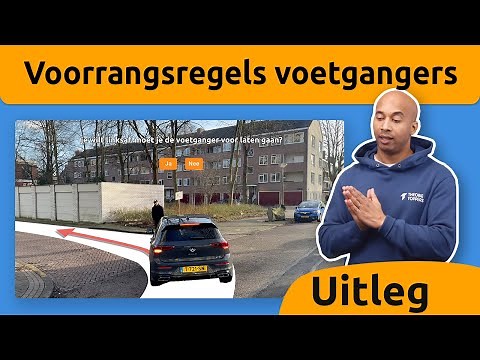 Voorrangsregels voetganger
