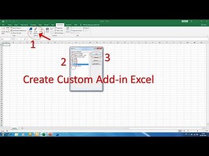 Create Custom Addin in Microsoft Excel