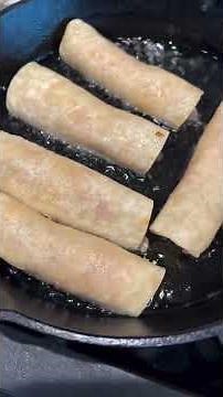 Crispy Chicken Flautas | Easy Mexican Snack Recipe in 60 Seconds!