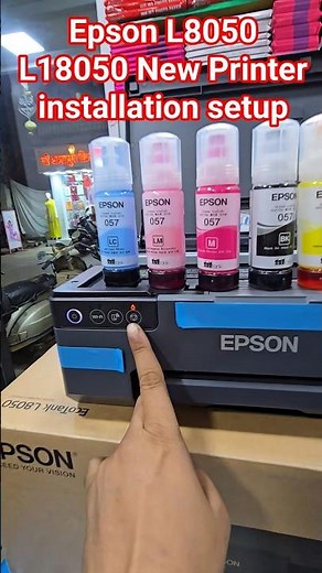 Epson L8050 L18050 New Printer installation setup#epson #services #printersupportsoftware