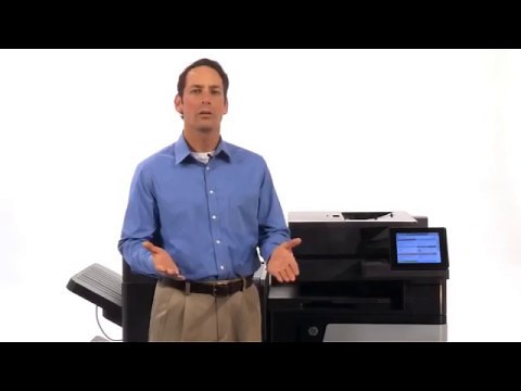 HP M880 Color LaserJet MFP Series Overview