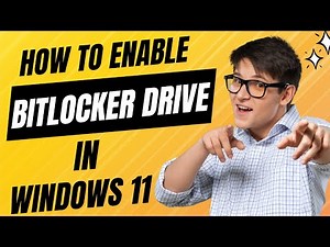 How To Enable BitLocker Drive Encryption on Windows 11 | Remove BitLocker in Win 11 | Bitlocker