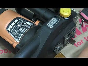 How to fix a Worx electric chainsaw won't start, Worx electric chainsaw won't turn on