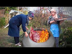 AZERBAIJAN MOUNTAIN VILLAGE LIFE 🔴 A Day with Villagers | Traditional Cooking & Rural Life