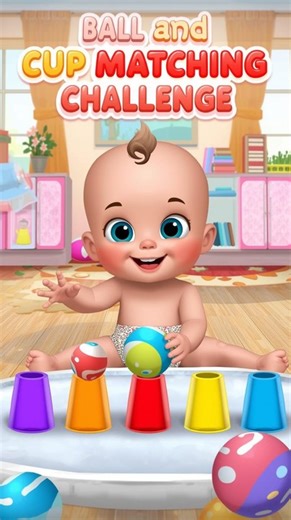 🎨✨ Welcome to LiaChaCha Playtime! Today, Lia and ChaCha are playing the Ball and Cup Color Matching Challenge — a super fun game that helps kids learn colors while having a great time! Watch as our cute baby friends match colorful balls with the right cups — Yellow, Red, Green, Blue, and Purple! 🌈 Can you guess which color comes next? 👀💛💙💚❤️💜 This playful video is perfect for: 👶 Toddlers and preschoolers learning colors 🎯 Early learning and educational fun 😂 Family-friendly entertainme