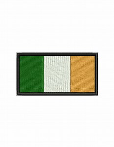 Ireland Flag Embroidery Design | Irish Tricolour (digital File) - Etsy UK