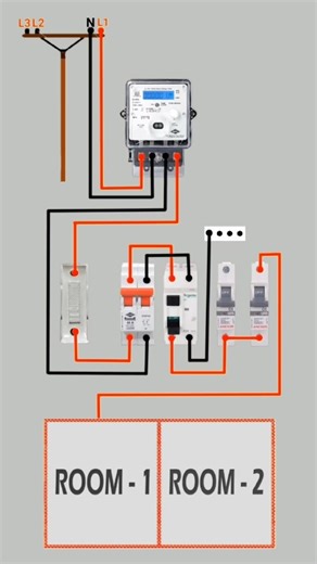 safa electricals🌐 on Instagram: "RCCB_Wiring_Connection___Residual_Current_Circuit_Breaker_#electrician #asmrslime #electricianofinstagram"