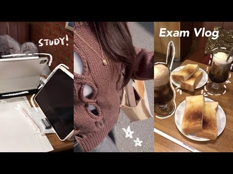 Exam Vlog 📚 Preparing for College Entrance Exam, Exam Day, Cafes, Life in Japan