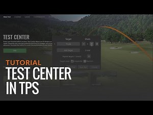 How to use the Trackman Test Center