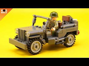 Lego WW2 Willys Jeep ver.1 (Tutorial)