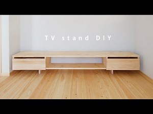 テレビボード【DIYハンドメイド】黙々と制作風景