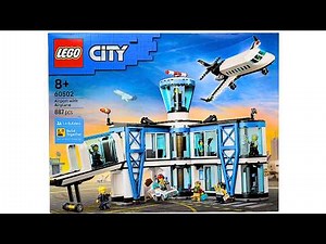 LEGO City 60502 Airport with Airplane Speed Build