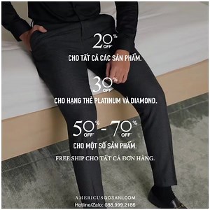 Nhiều bạn chưa kịp tham gia chương trình SALE HẤP DẪN của A/G nên chúng mình quyết định mở rộng thêm thời gian SALE tới hết ngày 30/07/2021 nha! SĂN SALE THÔI! 20% OFF tất cả sản phẩm 30% OFF với hạng thẻ Platinum và Diamond 50% - 70% OFF một số sản phẩm chọn lọc FREESHIP mọi đơn hàng Thời gian từ 00:00 ngày 4/6 đến 23:59 ngày 30/07 Đổi hàng trong vòng 07 ngày từ khi nhận hàng. Hàng đẹp thì vơi nhanh, chân lý đó chưa bao giờ thay đổi! Bạn đã sẵn sàng săn sale chưa?! Gửi mẫu mình ưng ý để A/G shi