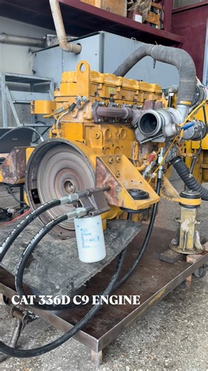 YILMAZ MAKINA on Instagram: "CAT 336D C9 ENGINE. #caterpillar #caterpillarequipment #caterpillarwrenching🔧 #cat #catexcavator"