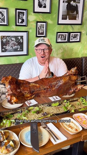 Eating With Tod on Instagram: "CRAZIEST TURKISH RESTAURANT IN LONDON 🇹🇷 @godalondon have some incredible sharing platters, all cooked on the bespoke spit machine but the whole lamb blows my mind every time. You share it between 8-10 people, the perfect way to spend a Sunday! Prices charge from around £44 per kg, this was 10kg lamb :) Superb food, can’t get enough of this spot! 🌟 If you can’t take a date, take a mate! Tag tag tag x #turkishfood #turkish #turkey #london #londonfood #londonresta