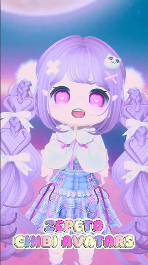 super cute zepeto chibi avatars doing tiktok trends 😍