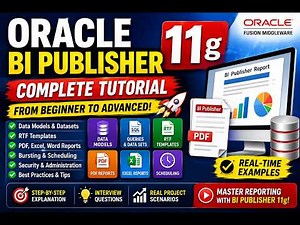 Oracle BI Publisher 11g Tutorial for Beginners | Complete Reporting Guide