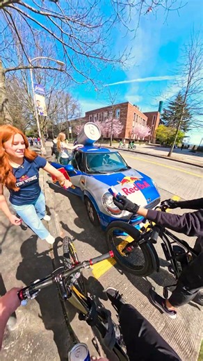 GoPro POV: Red Bull Car Gave Us Free Red Bull on Our E-Bike Ride! #redbull #GoPro #Seattle #EBike