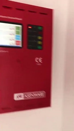 Manual call point test fire alarm system project test