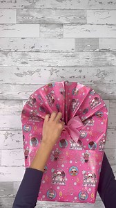 2.5M views · 31K reactions | Dollar Tree Wrapping paper is indeed very thin, but if you are careful it does the job. #giftwrapping #wrappinghack #wrappingpresents | Lennia McCarter | Facebook