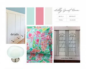 Lilly Pulitzer Inspired Guest Room