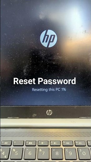 how to reset laptop password Easy👈#hp #reset