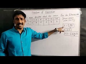 MEASURE OF DISPERSION imp 7 marks sums (part - 1)