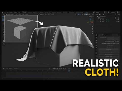 Cloth Animations in Blender - Physics Setup for Beginners