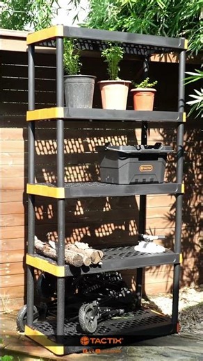 TACTIX: 750 lbs of Storage. Zero Tools Required. 🛠️🚫