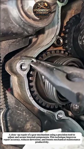 Genius Gear Repair Trick! Fixing Internal Mechanism with Precision Tool